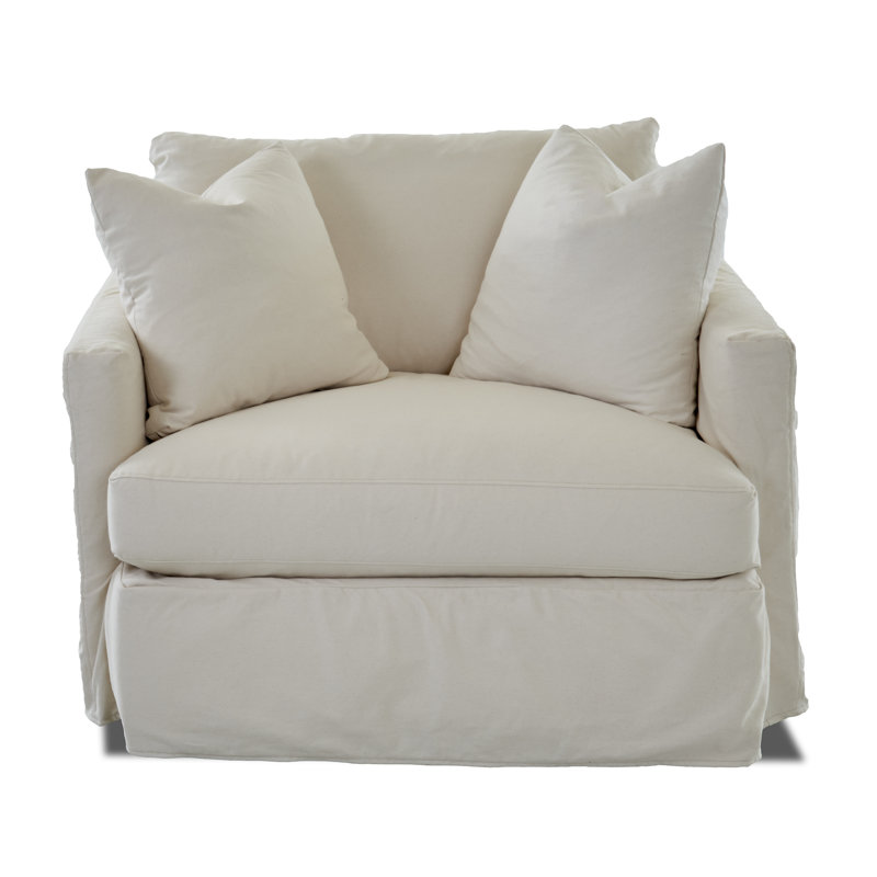Hartig Armchair, Canvas White Sunbrella® Canvas