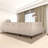 Amara Left Sectional Cream Fabric Sofa