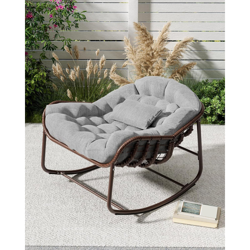 Outdoor Lounge Chair, Grey