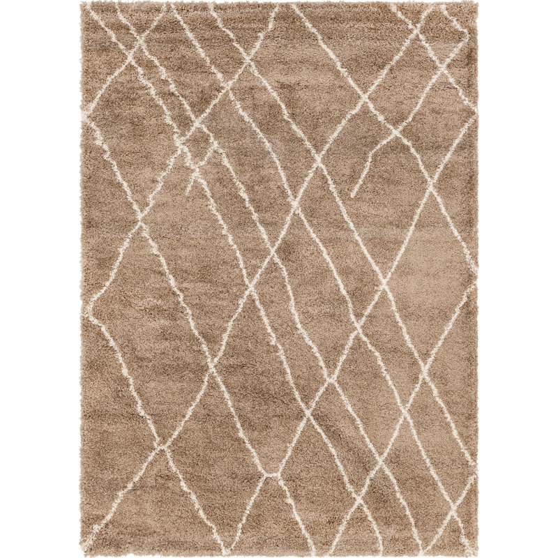 Geometric Indoor Rug, Rectangle 7' x 10'
