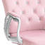 Chaise de bureau pivotante en polyester avec support lombaire, hauteur réglable, roulettes