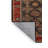 Machine Washable Art Deco Brown Area Rug-102458004
