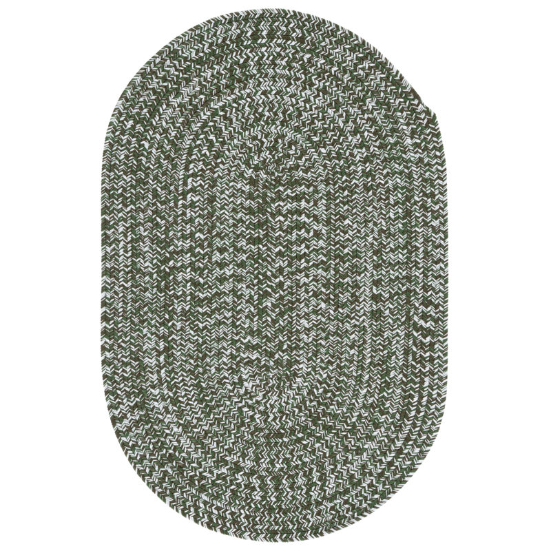 Tapis tissé à la main tressé à la main performance tressé 260, Ovale 6 pi x 8 pi