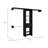 Manchester 250 Closet System with 5 Open Shelves, 1 Drawer, and 3 Metal Rods-689611942