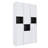 Bathroom Side Cabinet,6-Soft Close Doors,Float Mounting Design