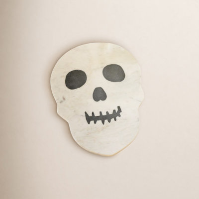 SKULL MARBLE CHEESE BOARD