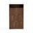 Walnut Entryway Shoe Cabinet with 3 Flip Drawers - Free Standing Hidden Shoe Storage Organizer for Hallway, Foyer | Modern Tall Shoe Rack with Adjustable Shelves