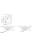 24" Cube Collection Single Bathroom Sink, White-72042519
