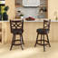 Authier Swivel Upholstered Counter Stool-717858523
