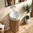Compact Vanities(Must include both Vanity Cabinet  and Sink), Wood Marble