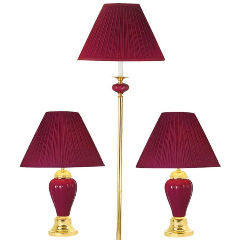 Adalard Ceramic Table Lamp, Ivory