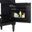 Meuble-lavabo simple 36 po avec lavabo en céramique élégant, armoire de rangement moderne imperméable avec 3 tiroirs-2092809655