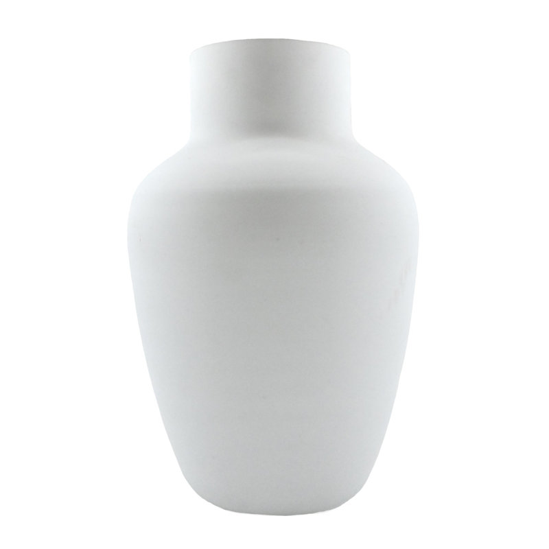 Vase en verre soufflé à la main, Blanc