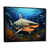Black Floater Framed