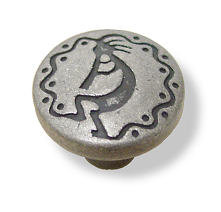 (Paquet de 5) Poignée moderne du Sud-Ouest de 1 pouce argent antique