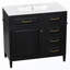 Meuble-lavabo autoportant avec tiroirs et tablette-823439217
