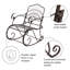 Tyonna Metal Outdoor Chair