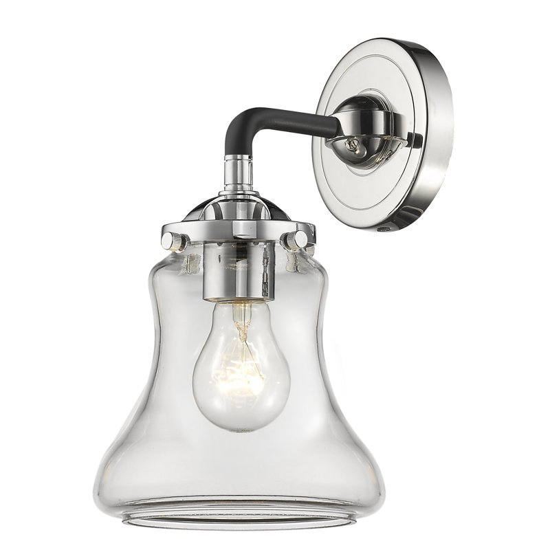 Edda Armed Sconce, 60 Watt Vintage Incandescent Bulb, Clear, Oil Rubbed Bronze
