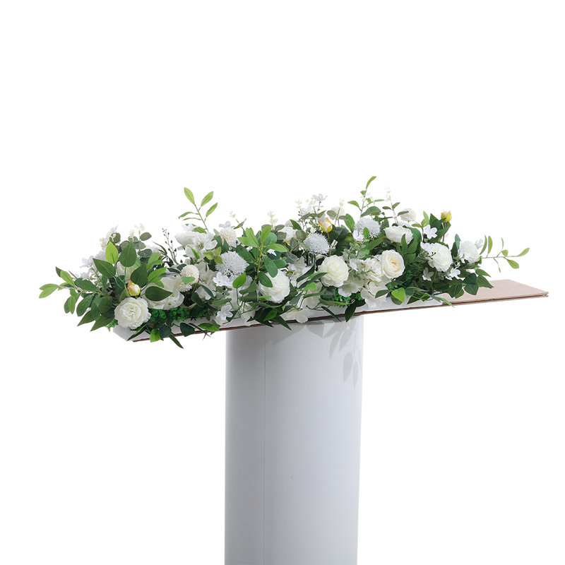 Peony Rose Wedding Aisle Flowers Artificial Silk Row Decor
