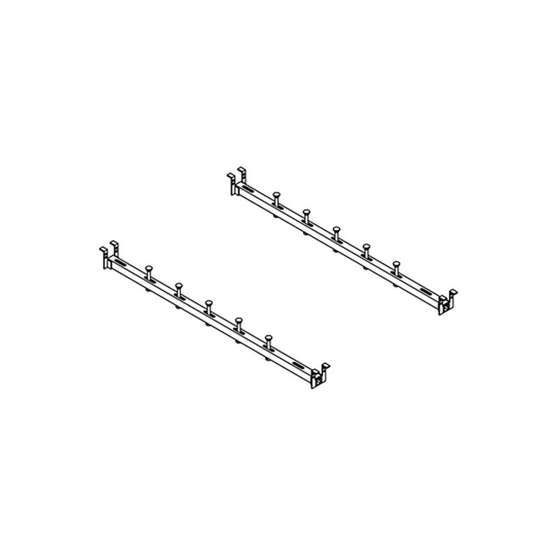 Ensemble de support encastré 25 po x 2 po pour l’installation du lavabo