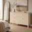 Commode 6 tiroirs 47,2 "avec façades cannelées-129952473