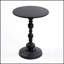 Table basse vintage en métal, table d'appoint ronde pour canapé ou chevet, idéale pour les petits espaces et comme élément décoratif dans le salon ou la chambre.