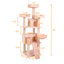 Structure d'escalade d'arbre à chat avec structure à plusieurs couches pour que les chats puissent gratter, grimper, dormir et faire de l'exercice-1204535830