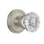 Classic Rosette with Crystal Door Knob