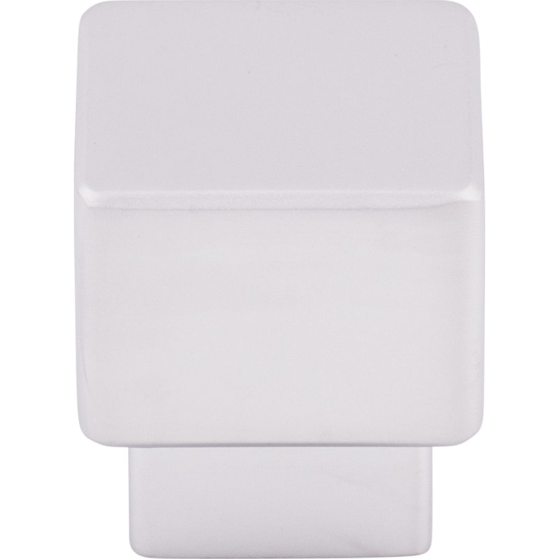 Tapered 1" Length Square Knob, Aluminum, 1" Knob Length