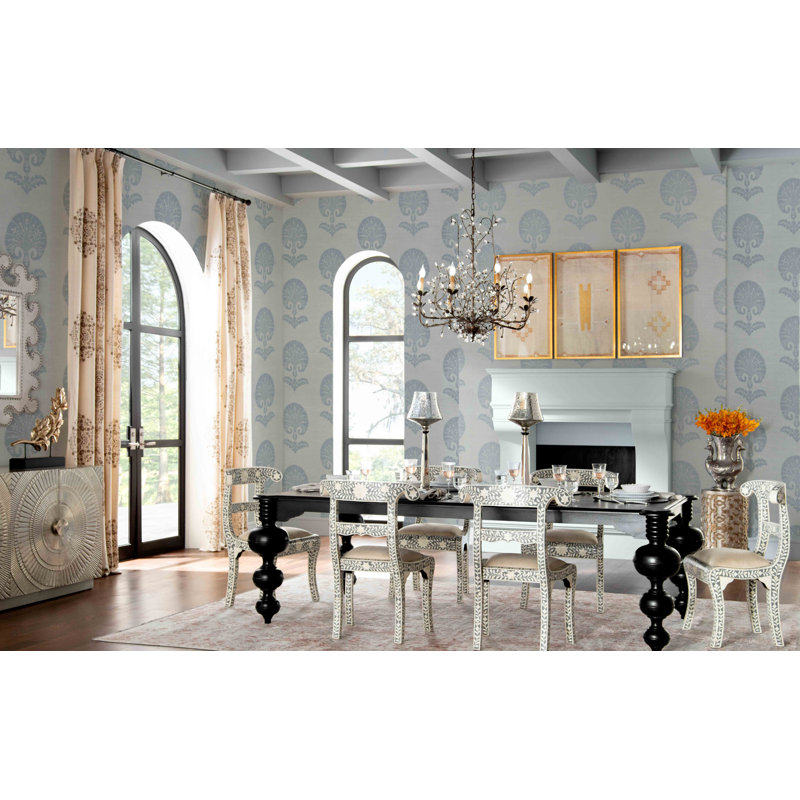 Claudio Mahogany Solid Wood Dining Table