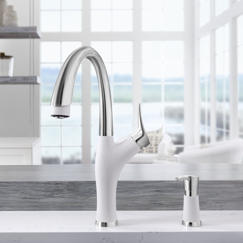 Artona Soap Dispenser, Soft White