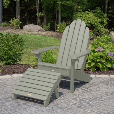 Chaise Adirondack en plastique avec repose-pieds Hinz