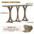 Thedrick 59.8'' Wooden Veneer Top Console Table-436767774