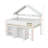 Full Size Loft Bed With Canopy Roof-1379244160