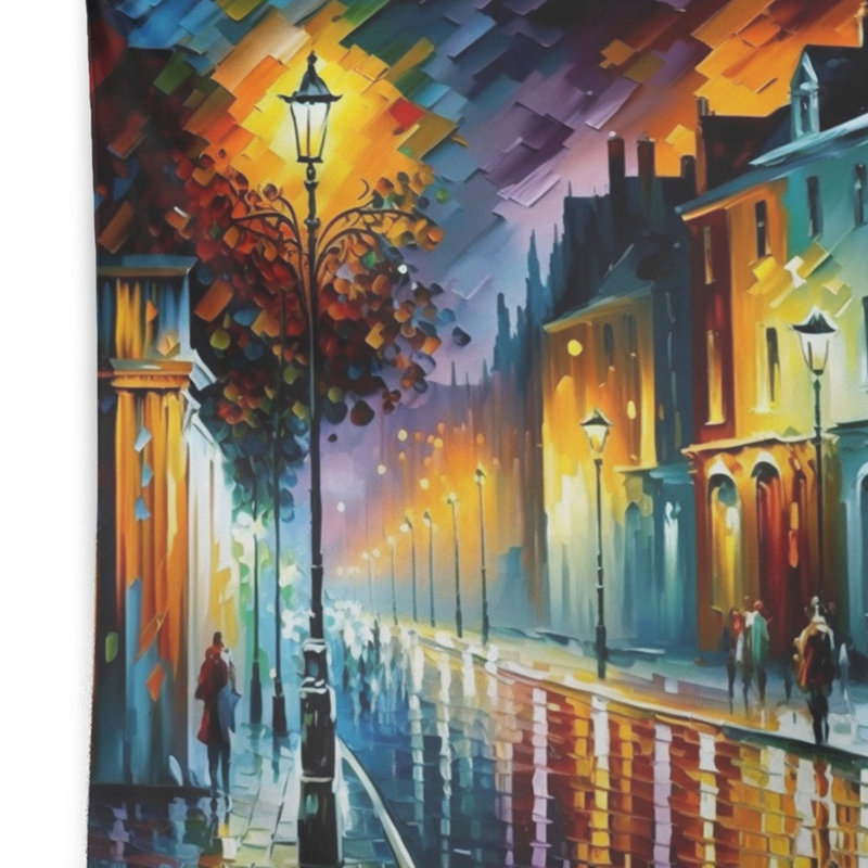 Tapisserie en polyester coloré City Vibrant Radiant II, H 50 po x l 60 po