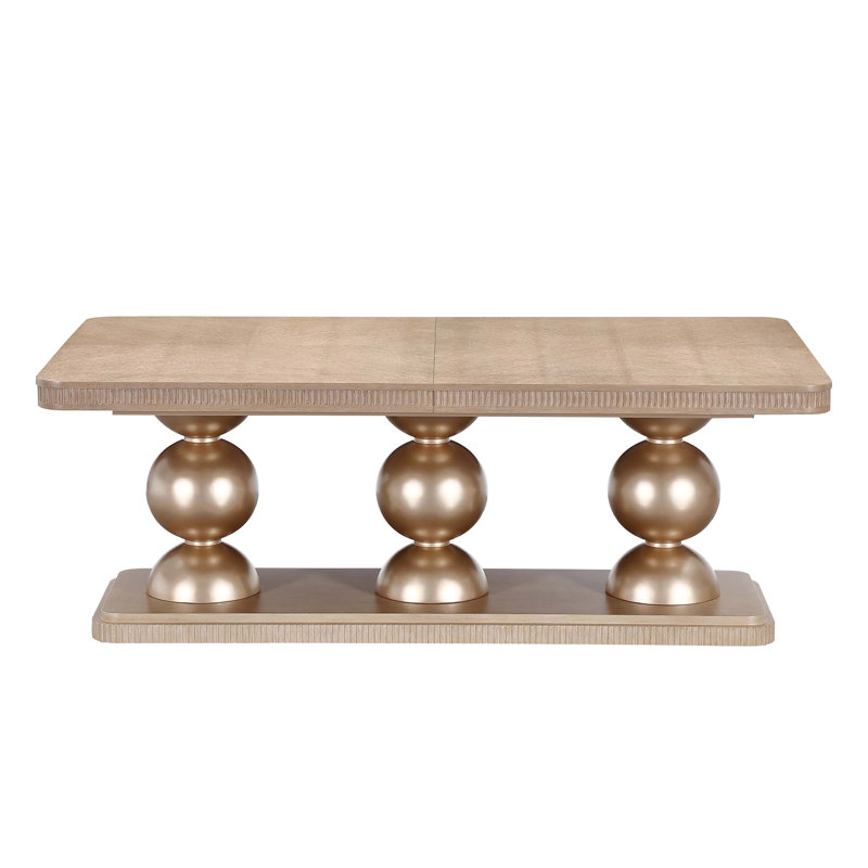 West Kensington Rectangular Dining Table, Medium Yellow Wood