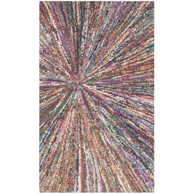 Anaheim Hand Tufted Performance Abstract Rug, Rectangle 2'3" x 5'