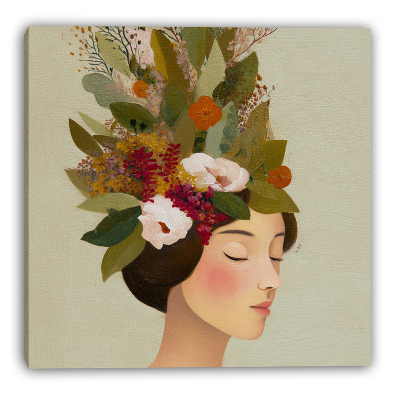 Art mural sur toile tendue Garden Crown, l 40 po x H 40 po x P 1,5 po