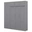 Grand lit escamotable avec armoire supérieure, tablettes et garde-robe, pliable au mur, cadre de lit plateforme pliable multifonctionnel-219783079