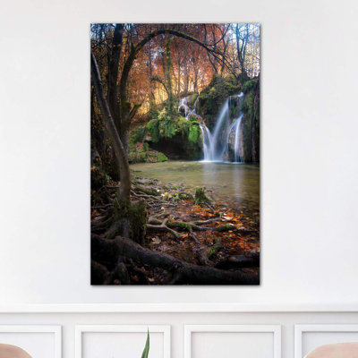 Cascade Des Tufs by Philippe Manguin - Wrapped Canvas Print