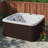 Lifesmart Spas LS450DX 110 Volt 7-Person 22-Jet Square Plug and Play Hot Tub with Ozonator