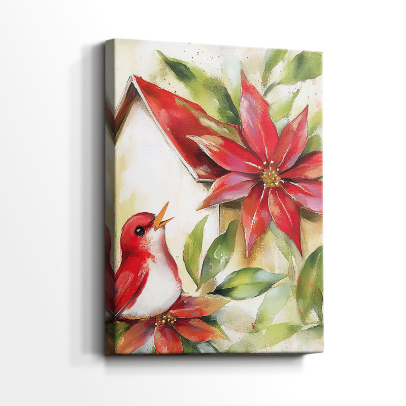 Christmas Holiday Art - Gallery Wrapped Canvas DCCCXCVII, 27" H x 18" W