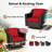 5-Piece Wicker Outdoor Conversation Set – Swivel Chairs & Storage Ottomans for Patio-595753851