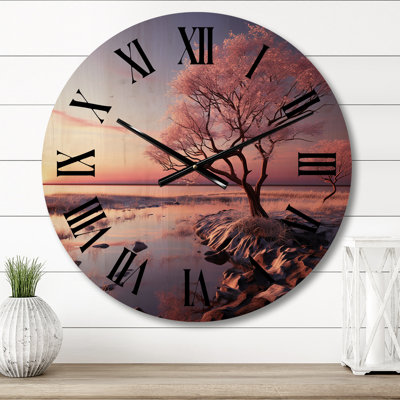 Orchimont Solid Wood Wall Clock