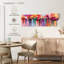 «Flowers Paint Drip» sur toile-1319065754