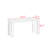 Medieval-style wooden rectangular console table-1335065478