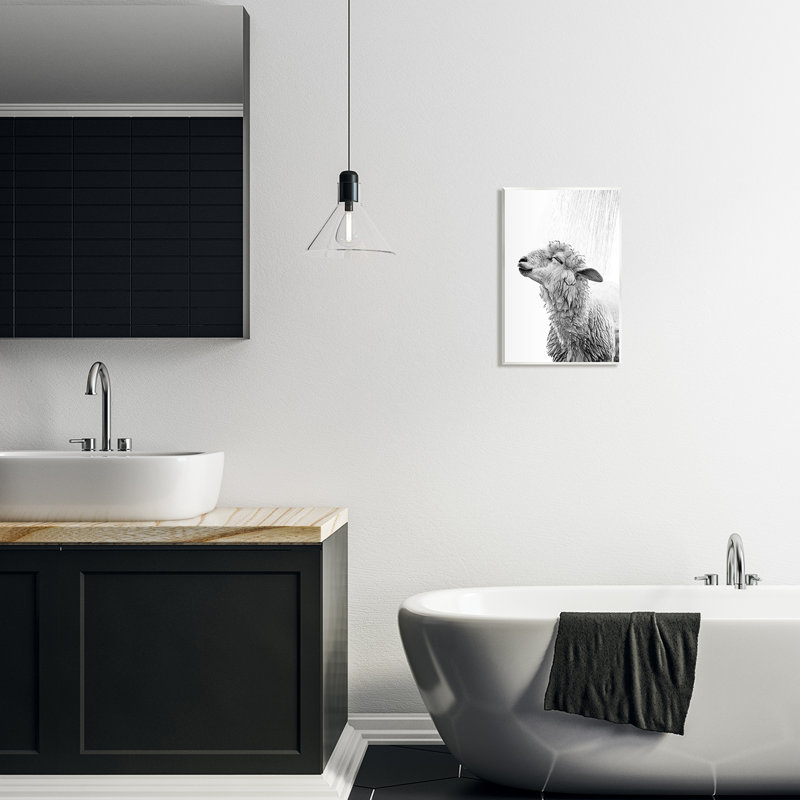 «Sheep Bathroom Splash» par Annalisa Latella, H 15 po x l 10 po x P 0,5 po