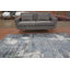 Tapis moderne abstrait 5 x 8 avec texture d'aspect vieilli