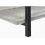 Table d'appoint, console, vestibule, étroit, canapé, stratifié brun, métal noir, contemporain, moderne-491932802-491932807