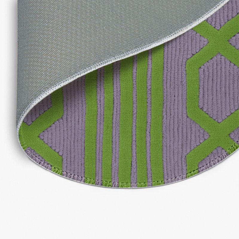Tapis vert intérieur et extérieur Trellis, Rond 5 pi